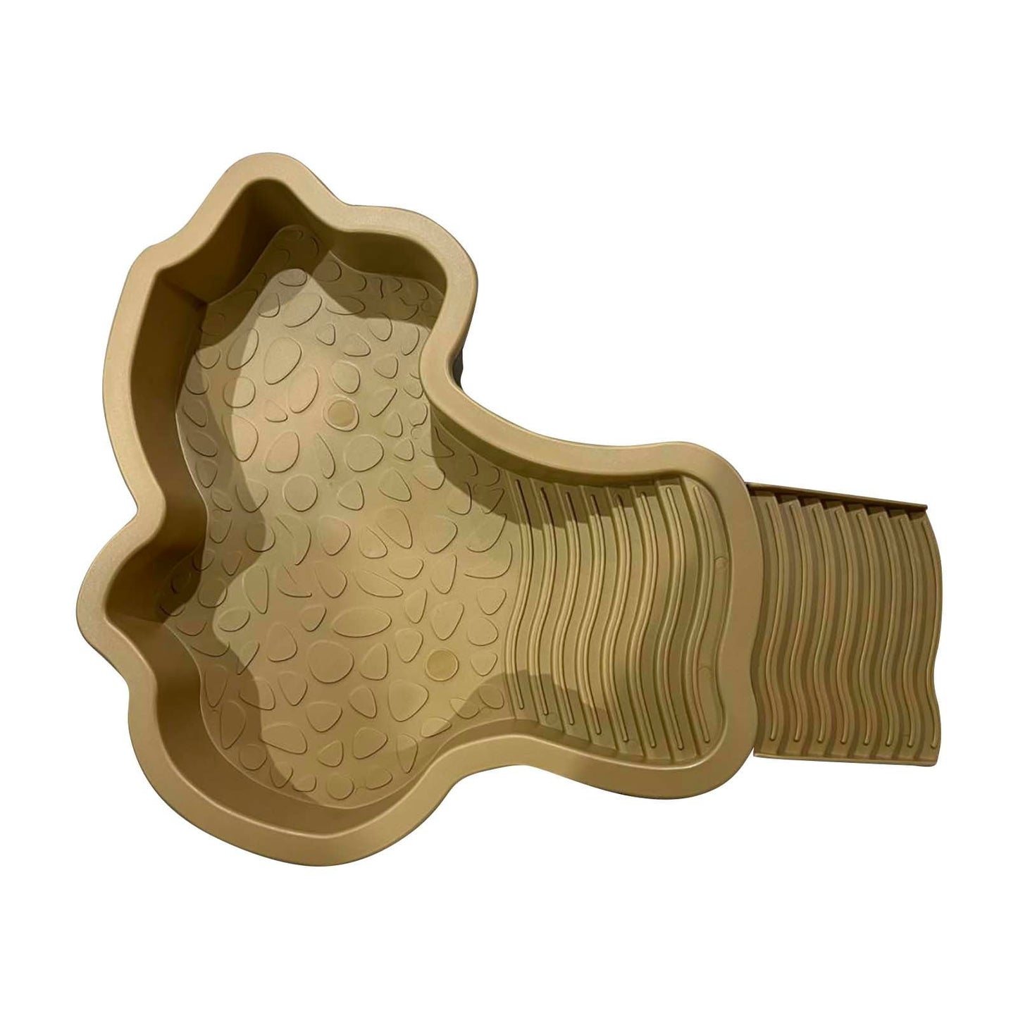 Darzheoy Reptile Bathing Pool Turtle Bath Amphibians Accessories with Ramp Tortoise Feeder Lizards Habitat for Tortoise Scorpion Snake B