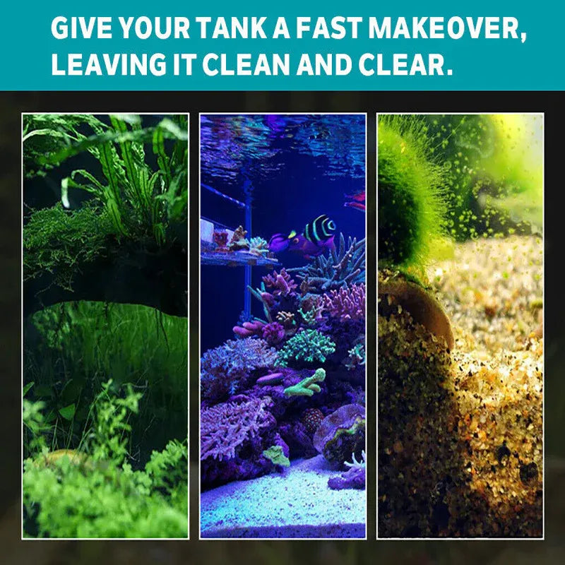 304SS Aquarium Stainless Steel Algae Scraper Blade Fish Tank Glass Cleaner