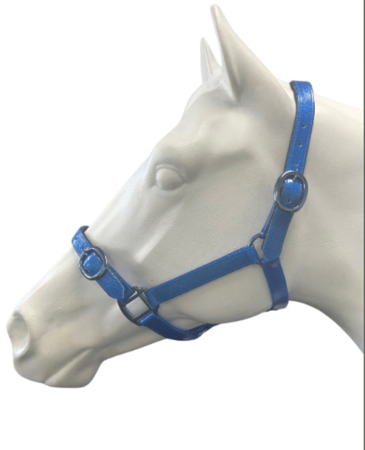 Showcraft - PVC Glitter Halter - Blue