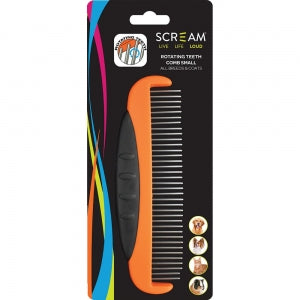 Scream ROTATING TEETH COMB Loud Orange