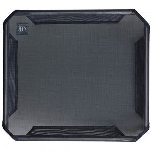 ZEEZ PLATINUM ELEVATED PET BED REPLACEMENT FLOOR COVER Black Small