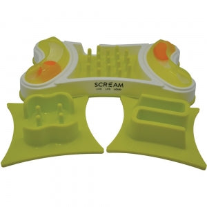Scream 2-in-1 INTERACTIVE CAT BOWL 32.5x19.5cm
