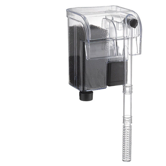 Slim External Aquarium Filter, 3-Stage Adjustable Filter For Aquarium Up To 20L, 250 Lph, 3W