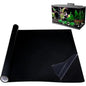 Aquarium Background Poster Static Adhesive Black for Fish Tank