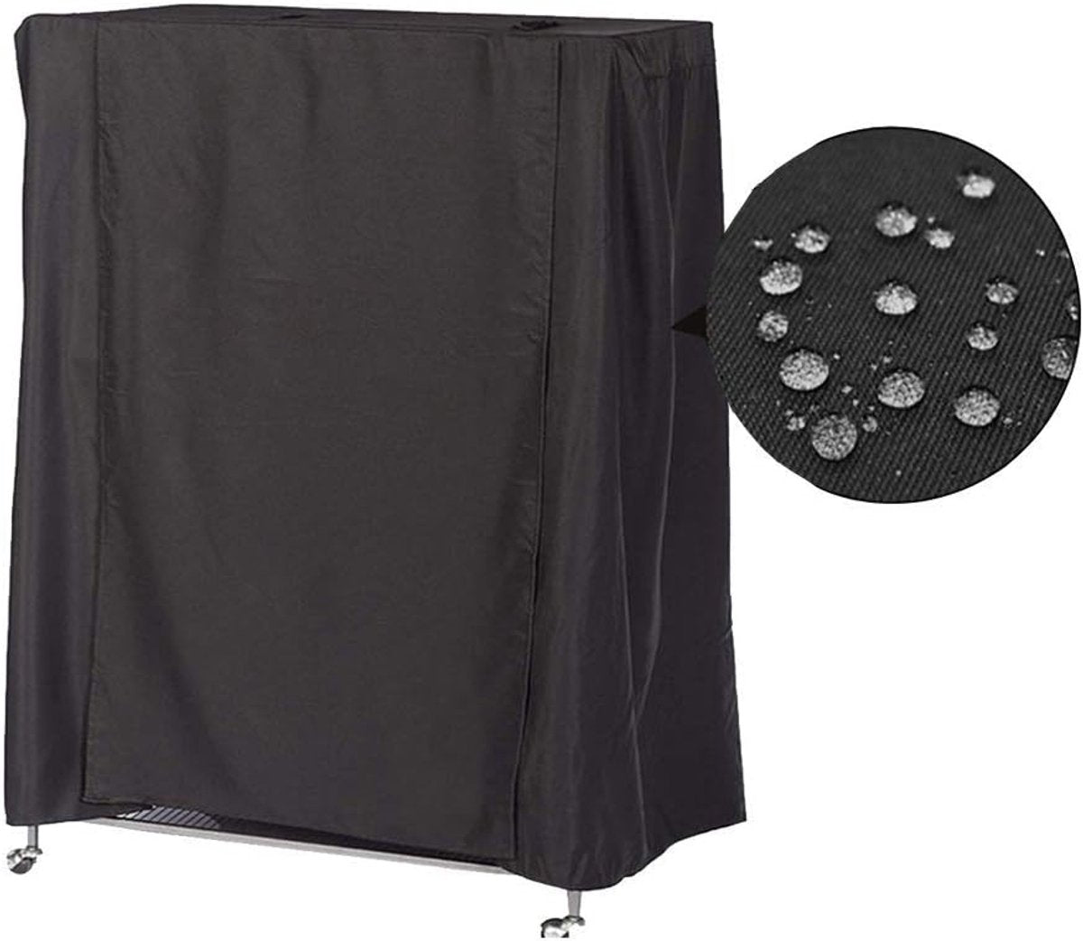Parrot Cage Cover - Birdcage Cover and Dustproof Covers - Good Night Cover for Parrots - 210D Oxford Cloth - 88*63*120cm - Universal - Blackout - Waterproof - Black