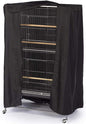 Parrot Cage Cover - Birdcage Cover and Dustproof Covers - Good Night Cover for Parrots - 210D Oxford Cloth - 104*69*122cm - Universal - Blackout - Waterproof - Black