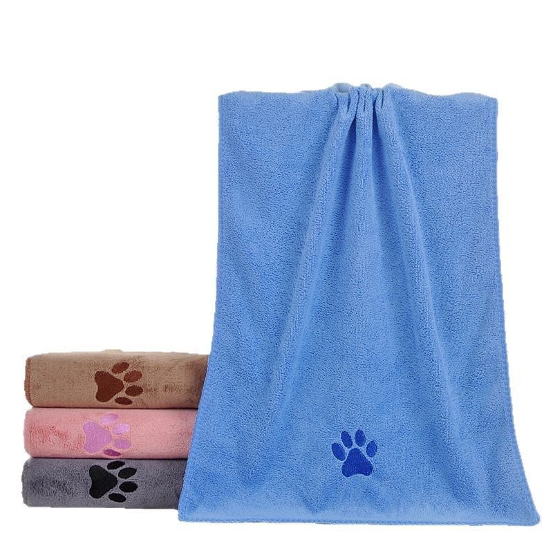 3-Pack Pet Quick-Dry Microfiber Towel Dark Brown Size-50x100cm