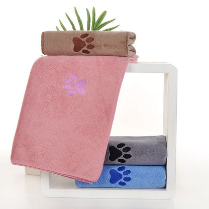 5-Pack Pet Quick-Dry Microfiber Towel Dark Brown Size-40x80cm