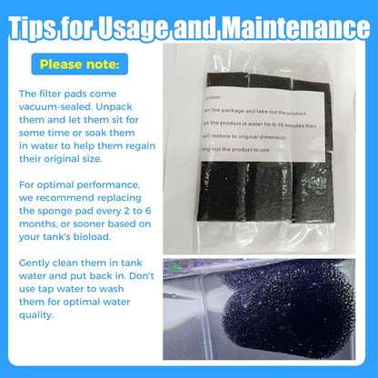 12-Pack Pre-Filter Sponge for Aquarium Shrimp Fry Fish Tank Filter 0.8 Inch Intake, Replacement Foam Cover