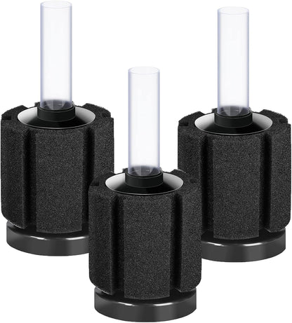 3 Pack Aquarium Bio Sponge Filter Breeding Fry Betta Shrimp Nano Fish Tank (Small up to 10Gal)