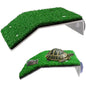 Turtle Basking Platform Simulation Grass Turtle Ramp for Fish Tank Aquarium - S