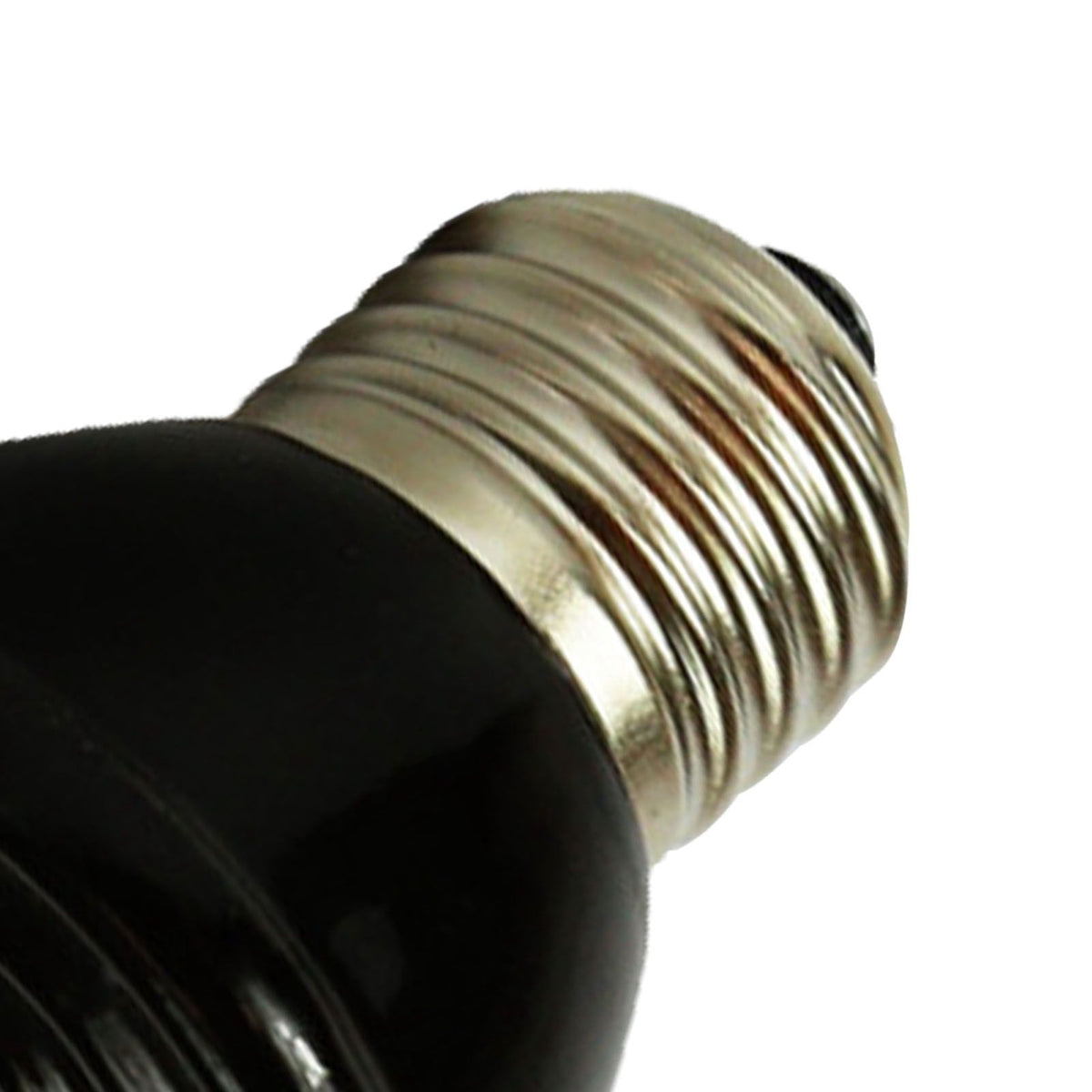 100W Ceramic Heating Lamp Non Luminous Pet Heating Light for Reptile Home 220V Black