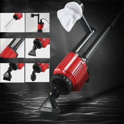 7-in-1 Aquarium Sand Washer Upgrade AU Plug / 15W 66LED RGBW Aluminum Shell Stand Light 40CM/28-Button Control