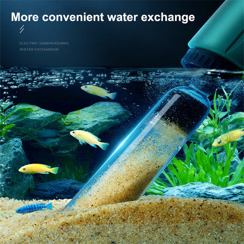 36W aquarium sand washer with plug adapter & 15W 66LED RGBW aluminum shell bracket light 40CM/28-key control