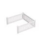 Rooster Farms 1.48m PVC Dog Play Pen Extension for Whelping Box 3 Side Enclosure