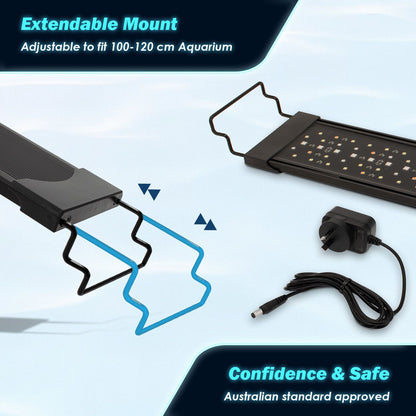 Dynamic Power Planted Aquarium LED Light Day Night Cycle Full Spectrum 36W 95cm