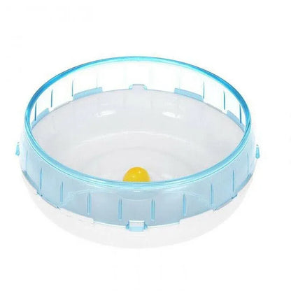 Blue Hamster Guinea Pig Running Disc Cage Accessories Running Round Wheel Pet Toys - 21CM