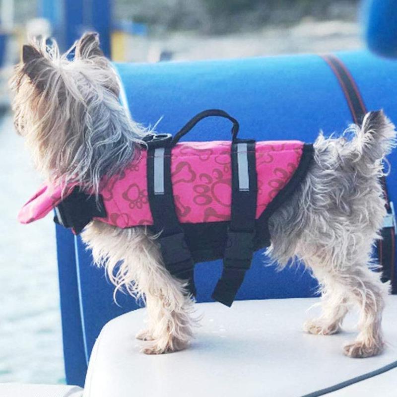 Floatation Vest for Dogs Swimming and Boating with Buoyancy Support Red - XS