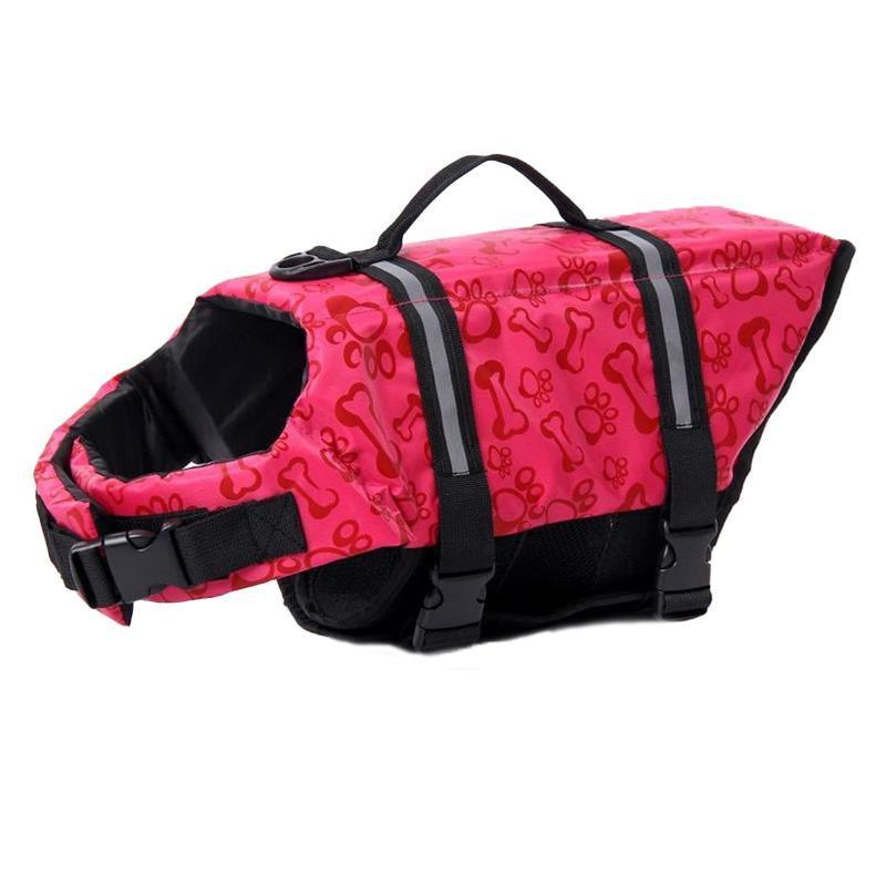 Floatation Vest for Dogs Swimming and Boating with Buoyancy Support Red - XS