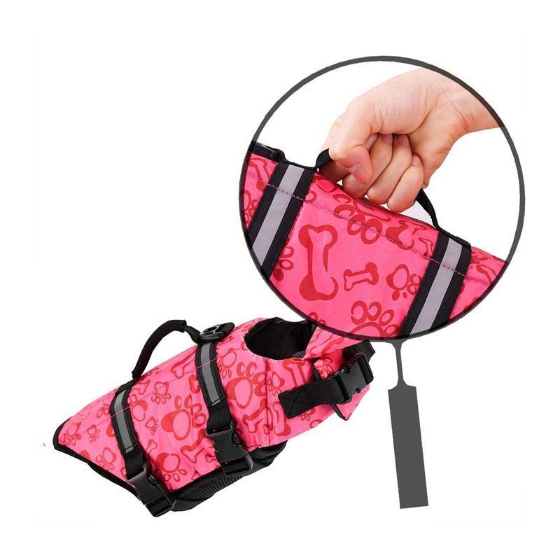 Floatation Vest for Dogs Swimming and Boating with Buoyancy Support Red - S