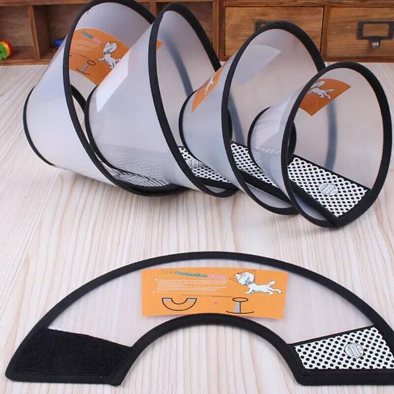 Pet Cat Dog Protective Cone Collar Elizabethan E Collar Wound Healing Recovery - Large
