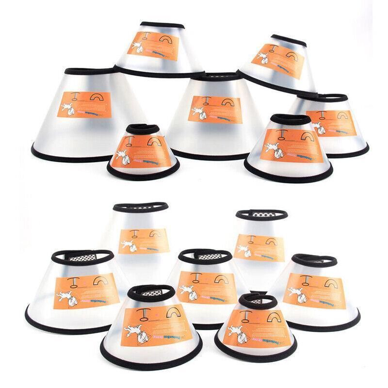 Pet Cat Dog Protective Cone Collar Elizabethan E Collar Wound Healing Recovery - Large