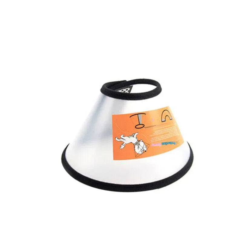 Pet Cat Dog Protective Cone Collar Elizabethan E Collar Wound Healing Recovery - Large