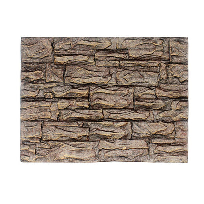 Pet Reptile Tank Board 3D Foam Backgrounds and Habitat Decoration 9 Styles - F