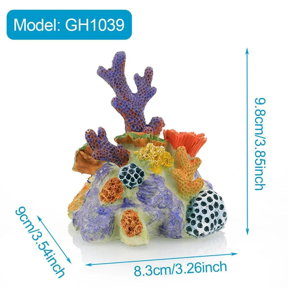 Aquarium Resin Coral Decorations for Fish Tank Marine Simulation Micro Landscape - GH0740