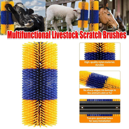 Multifunctional Livestock Brush Massage Scratching and Cleaning Rubbing Brush