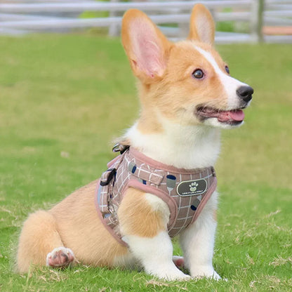 Pink Kitten Dog Cat Walking Harness Lead Leash Collar Pet Vest Mesh Adjustable - S