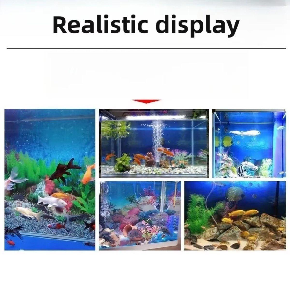 Aquarium Background Fish Tank Wallpaper Double Sided Decoration Sticker Paper - J-50cmx102cm