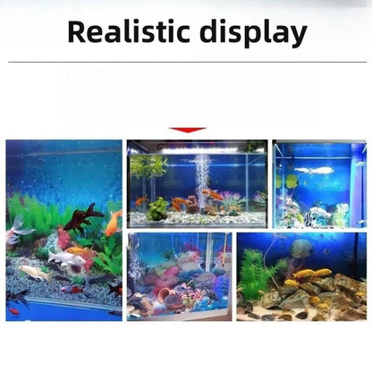 Aquarium Background Fish Tank Wallpaper Double Sided Decoration Sticker Paper - J-50cmx102cm