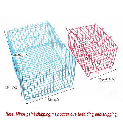 Small Bird Transport Collapsible Cage Travel Pet Carrier Portable Folding Cage - L