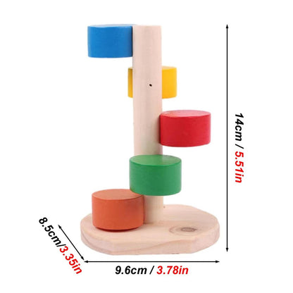 Hamster Toys Colorful Cloud Ladder Climbing Exercise Play Stairs for Cage