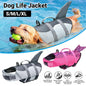 Pet Life Jacket Dog Swim Vest Outdoor Water Gear for Summer Swimming Activities - Grey L