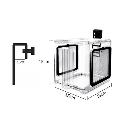 Acrylic Fish Isolation for Aquarium Guppy Fry Tropical Fish Breeding Growth Box