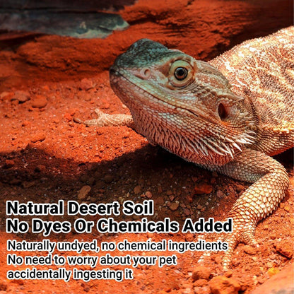 1kg Reptile Sand Desert Matting for Pet Habitat Stone Aquascape Decoration - Yellow