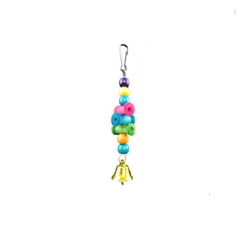 10pcs Parrot Toys Set Swing Ladder Chew Bell Toys for Cockatiels Budgies Cages