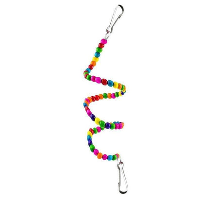 10pcs Parrot Toys Set Swing Ladder Chew Bell Toys for Cockatiels Budgies Cages