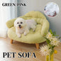 Universal Dog Cat Bed Four Seasons Mat Removable Washable Comfortable Cushion - Green