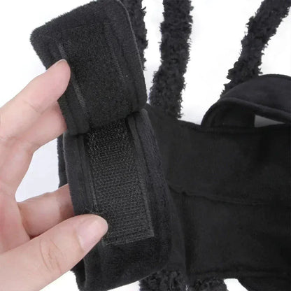 Pet Spooky Big Spider Halloween Costume Dress Up for Dogs Cats and Small Pets - L