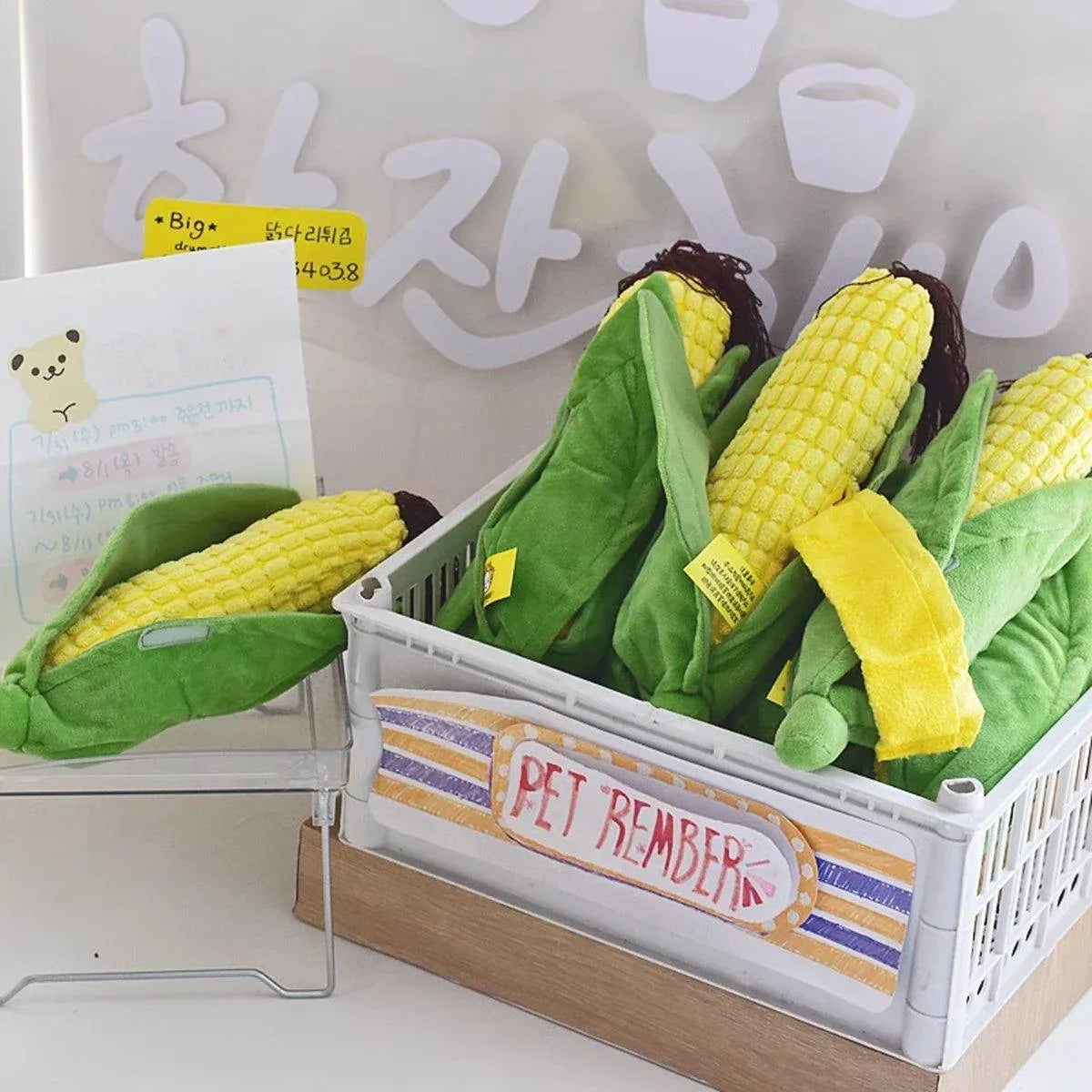 Simulation Corn Dog Chew Toy for Pets Durable Slow Feeder Toy for Dog Boredom