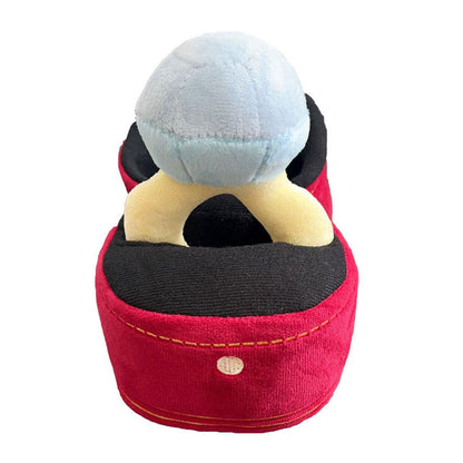 Plush Pet Toy Interactive Ring Box Chew Toy for Dogs and Cats Soft Squeaky Play