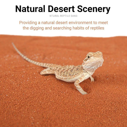 Reptile Sand Climbing Mat Pet Feeding Box Terrarium Landscaping Accessories - Yellow