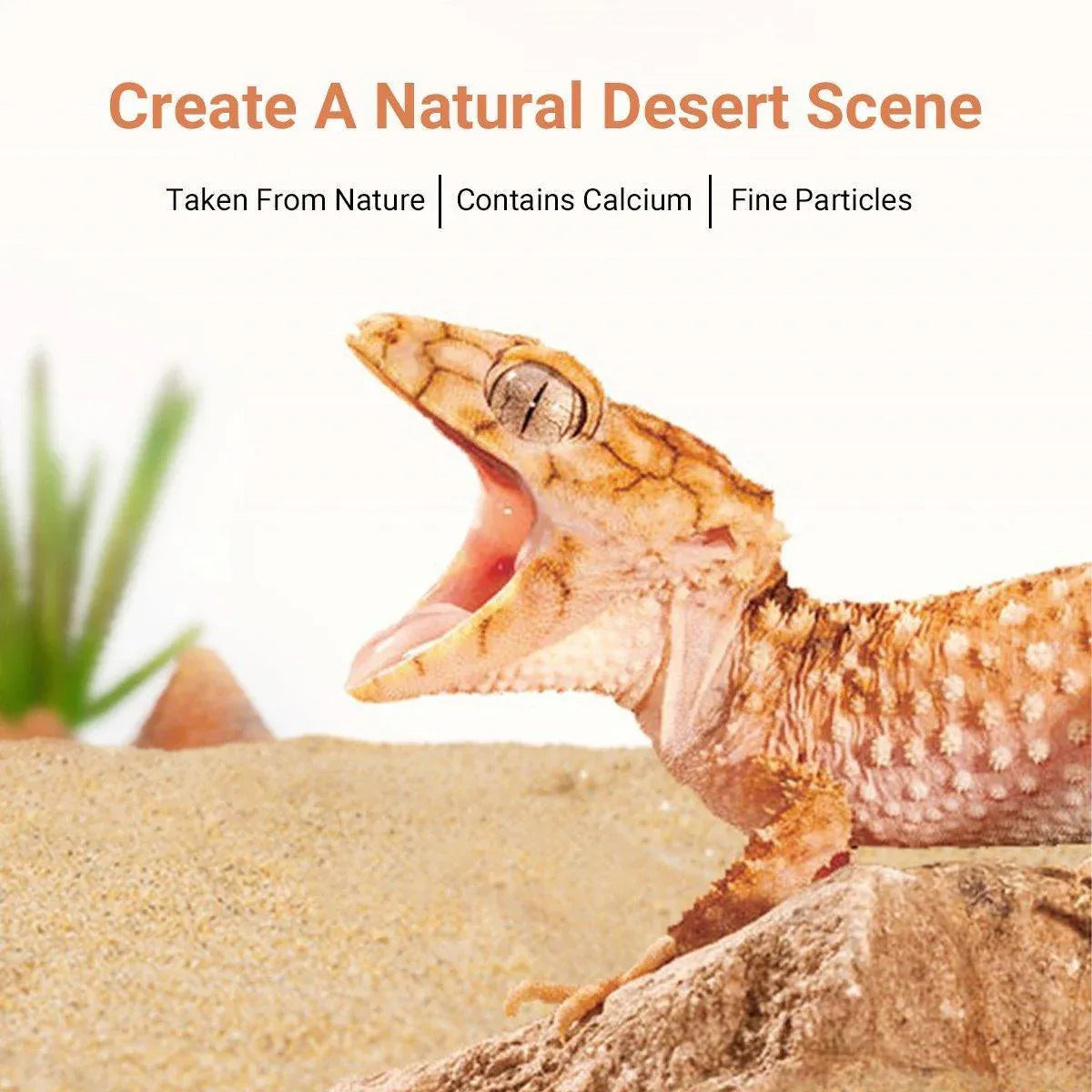 Reptile Sand Climbing Mat Pet Feeding Box Terrarium Landscaping Accessories - Yellow