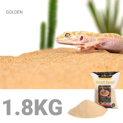 Reptile Sand Climbing Mat Pet Feeding Box Terrarium Landscaping Accessories - Yellow