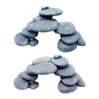 Turtle Climbing Platform Staircase Balcony Ramp for Aquarium Fish Tank Habitat - A