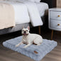 Plush Pet Bed with Non Slip Base and Removable Cover