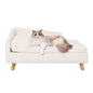 Luxurious Rectangular Pet Sofa Bed with Anti-Skid Base